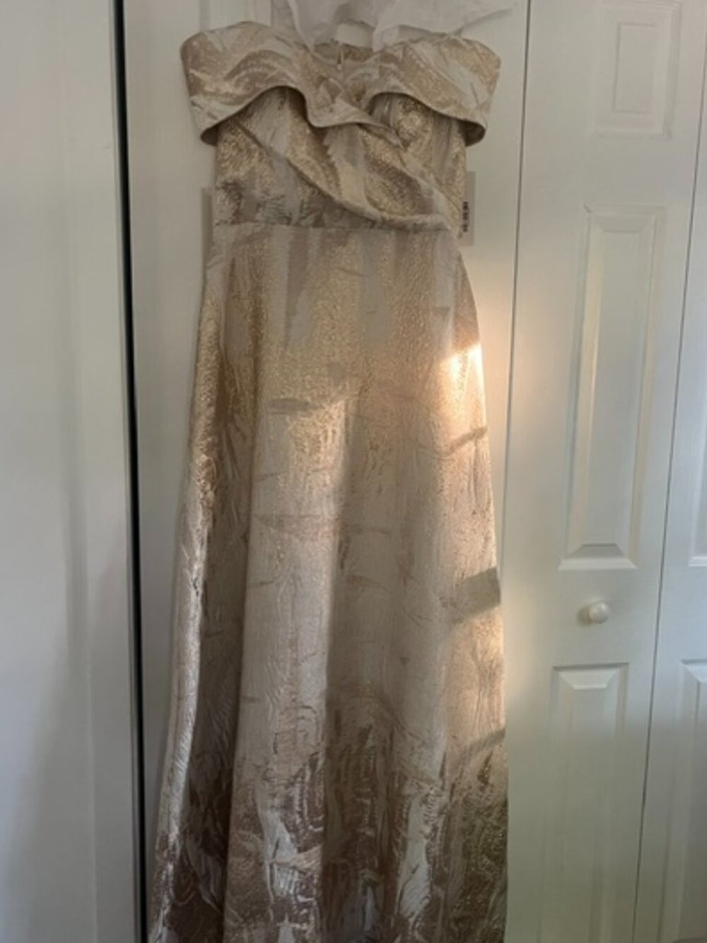 Rickie Freeman for Teri Jon Gold Formal Gown – Size 10